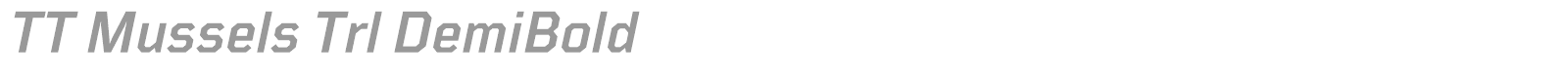 TT Mussels font preview